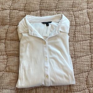 NWT White Banana Republic Button Down
